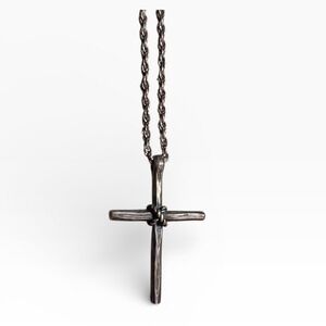 James Avery Old Rugged Cross Sterling Silver 925 Cross Necklace Religious 20"